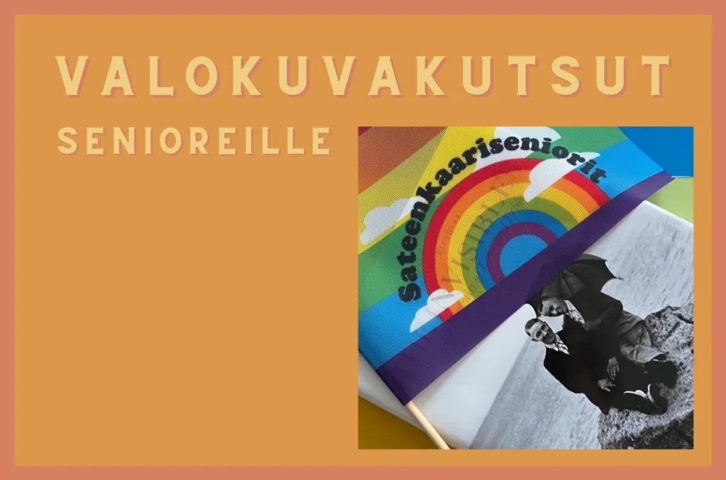 Valokuva&shy;kutsut sateenkaari&shy;senioreille
