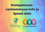Kumppanuus&shy;vanhemmuus-info ja Speed date verkossa