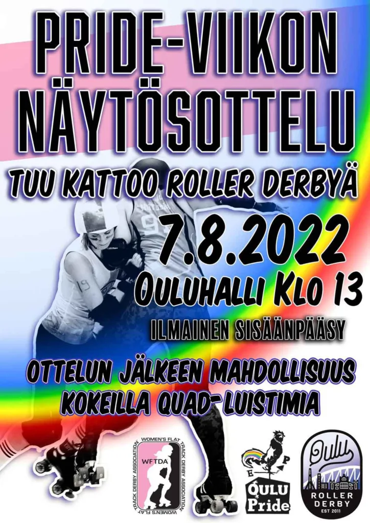 Roller derby -näytös&shy;ottelu