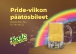 Prideviikon päätös&shy;bileet | Farewell to Pride Week Party