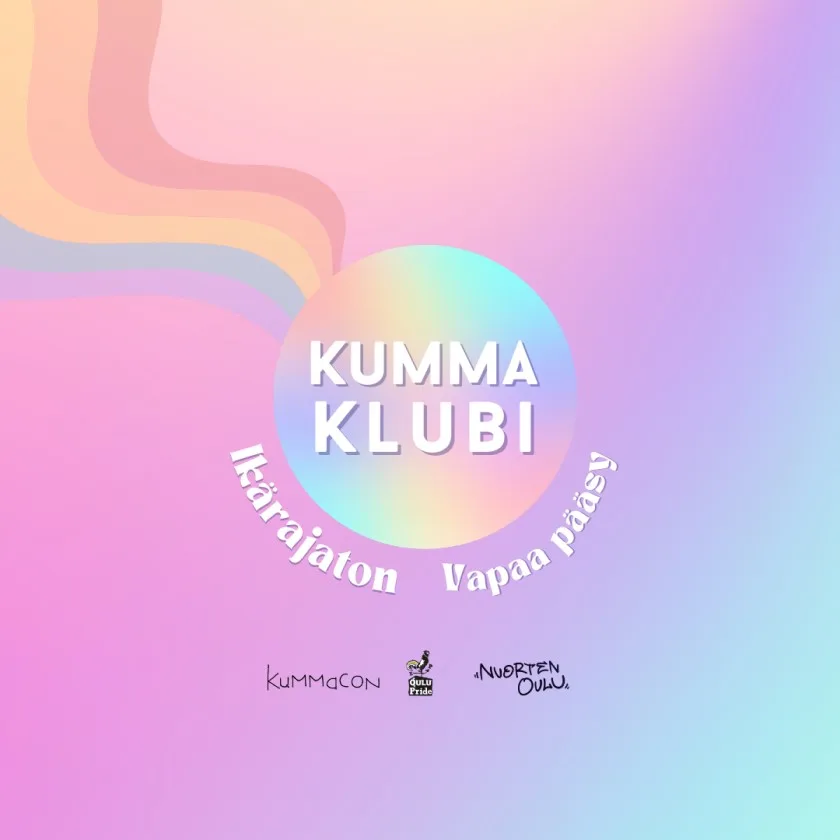 Kumma Klubi 3.8. Raatin nuorisotalolla.