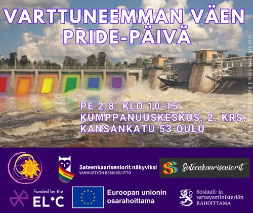 Varttuneemman Väen Pride-päivä Kumppanuuskeskuksella 2.8.2024