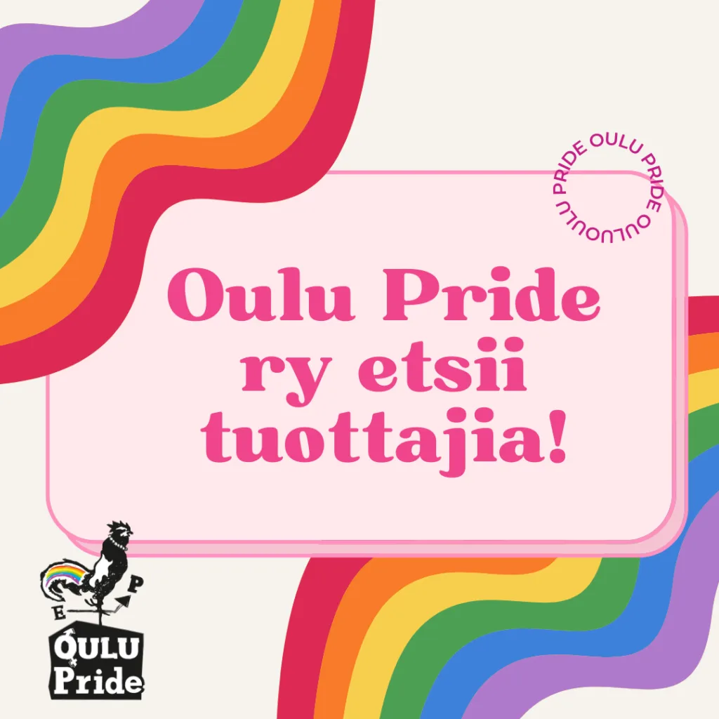 Hae tuottajaksi Oulu Pridelle!