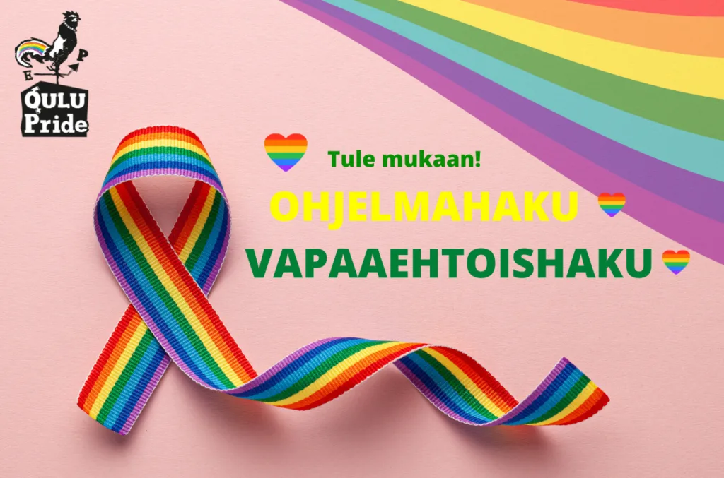 Tule mukaan Oulu Prideen! / Join Oulu Pride!