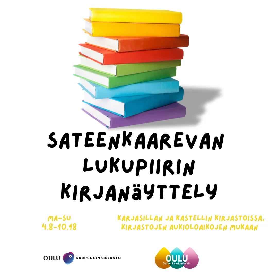 Sateenkaarevan lukupiirin kirjanäyttely