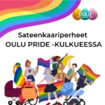 Sateenkaariperheet Oulu Pride -kulkueessa